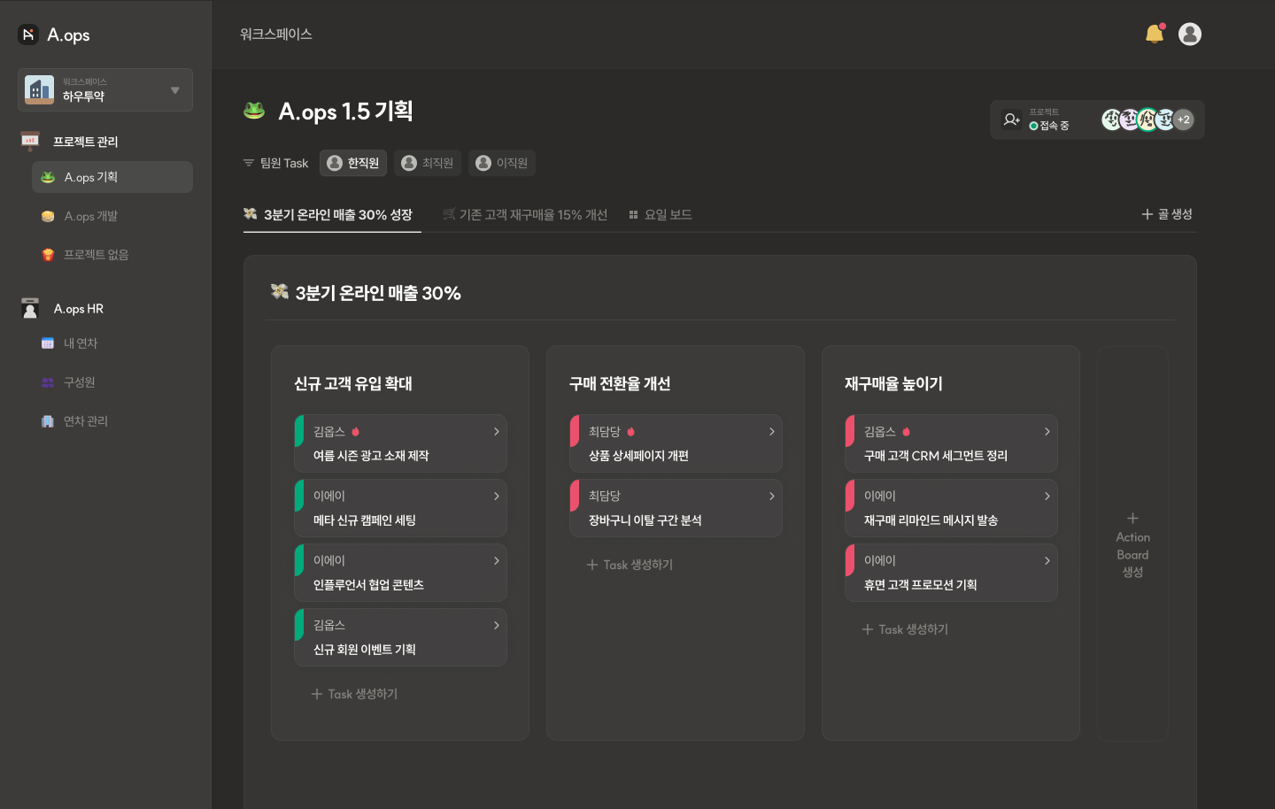 목표가 실제 업무까지
구체화됩니다.